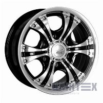 SSW 035 7.5x15 5x114.3 ET25 DIA73.1 Black