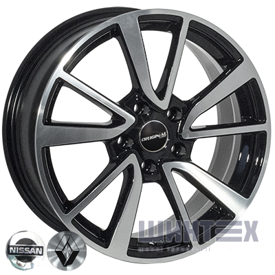 Zorat Wheels 6344 6.5x16 5x110 ET38 DIA65.1 BP