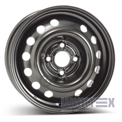 ALST (KFZ) 6780 5.5x14 4x100 ET49 DIA56.5 Black