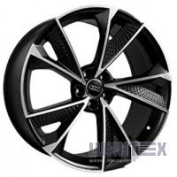 Replica A5749 9.5x21 5x112 ET30 DIA66.6 BKF