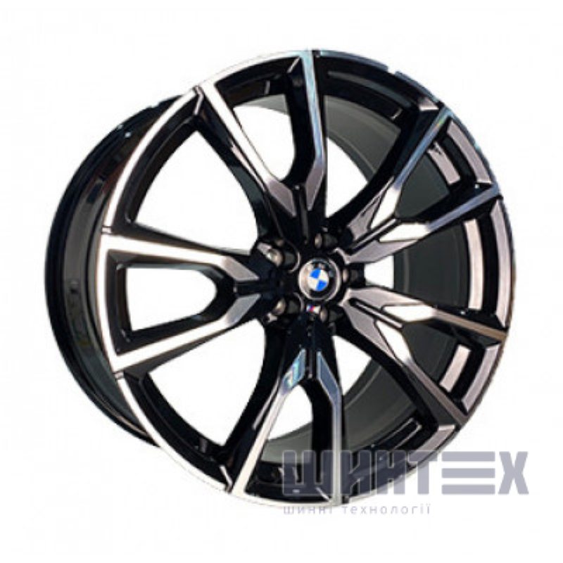 Replica B812 10.5x22 5x112 ET43 DIA66.6 Black№2