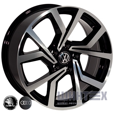 Zorat Wheels BK5125 6.5x16 5x112 ET40 DIA57.1 BP