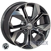 Zorat Wheels BK5168 6.5x15 5x108 ET37 DIA65.1 GP