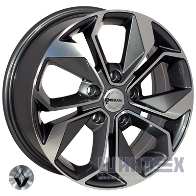 Zorat Wheels BK5168 6.5x16 5x114.3 ET45 DIA66.1 GP