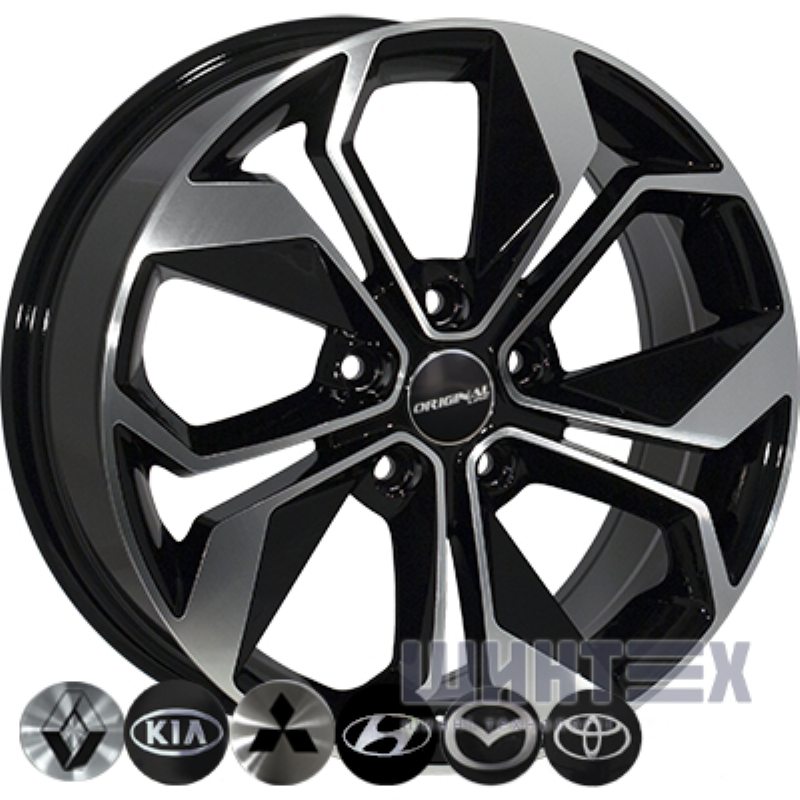 Zorat Wheels BK5168 6.5x16 5x114.3 ET45 DIA66.1 GP№2