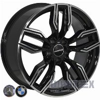 Zorat Wheels BK5181 7.5x17 5x120 ET32 DIA72.6 GP