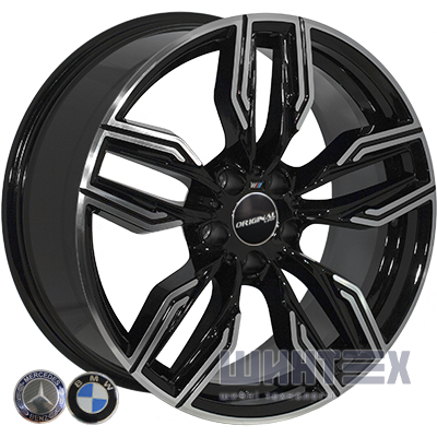 Zorat Wheels BK5181 7.5x17 5x120 ET32 DIA72.6 GP