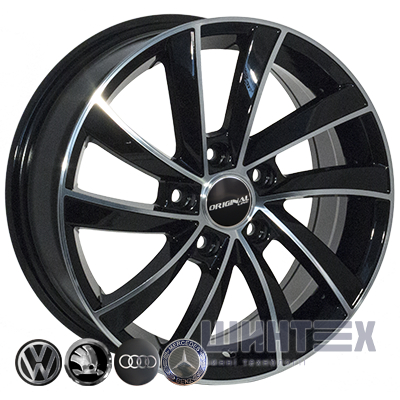 Zorat Wheels BK5290 6.5x16 5x105 ET39 DIA56.6 GP