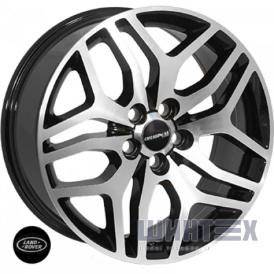 Zorat Wheels BK5322 8x18 5x108 ET45 DIA63.4 BKF