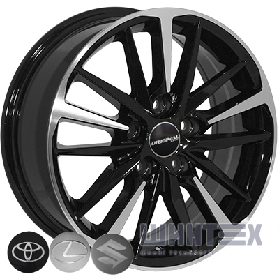 Zorat Wheels BK5342 6.5x16 5x114.3 ET45 DIA60.1 BP