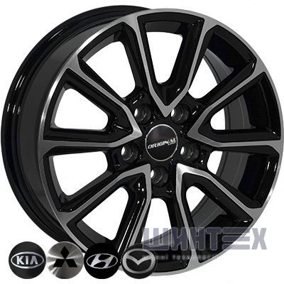 Zorat Wheels BK5344 6.5x16 5x114.3 ET35 DIA67.1 BP