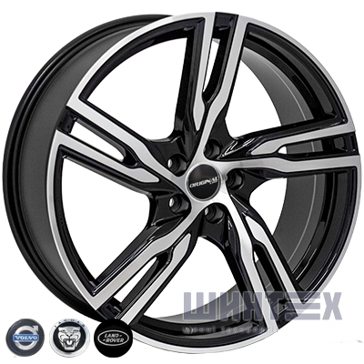 Zorat Wheels BK5399 8x18 5x108 ET50 DIA63.4 BP