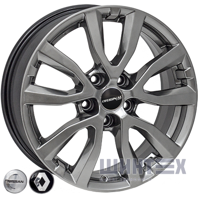 Zorat Wheels BK5504 7x17 5x114.3 ET40 DIA66.1 HB