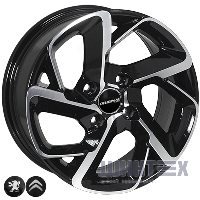 Zorat Wheels BK5714 6.5x15 4x108 ET25 DIA65.1 BP