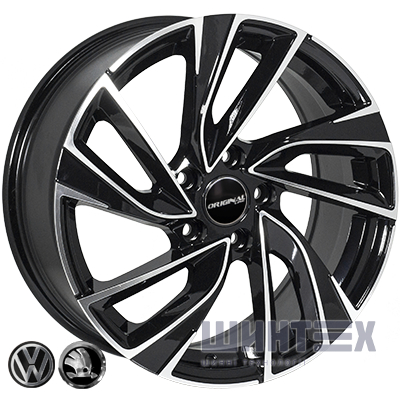 Zorat Wheels BK5772 7.5x17 5x112 ET45 DIA57.1 BP