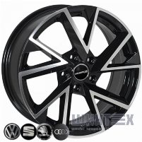 Zorat Wheels BK5804 7x17 5x112 ET45 DIA57.1 BP