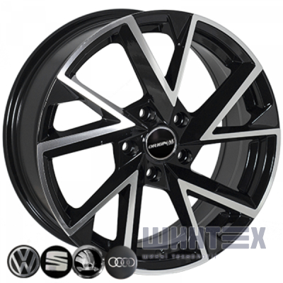 Zorat Wheels BK5804 7x17 5x114.3 ET45 DIA67.1 BP