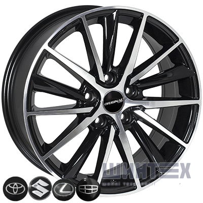 Zorat Wheels BK5809 7x17 5x114.3 ET40 DIA60.1 BP