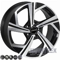 Zorat Wheels BK5851 7.5x17 5x112 ET45 DIA66.6 BP
