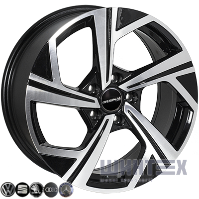 Zorat Wheels BK5851 7.5x17 5x112 ET45 DIA66.6 BP