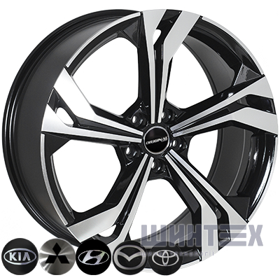 Zorat Wheels BK5873 8.5x20 5x114.3 ET40 DIA67.1 BP