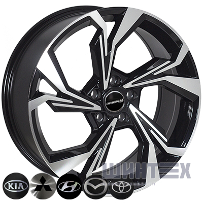 Zorat Wheels BK5893 8x19 5x112 ET35 DIA66.6 GP№2