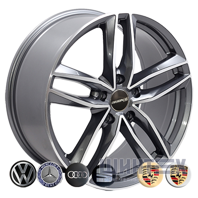 Zorat Wheels BK690 8x18 5x112 ET28 DIA66.6 Black