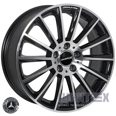 Zorat Wheels BK836B 7.5x18 5x112 ET44 DIA66.6 BP