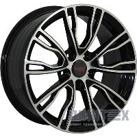 Replica LegeArtis BMW B533 9.5x22 5x112 ET37 DIA66.6 BKF