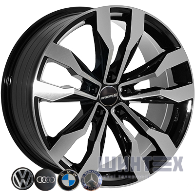 ZF FE185 8.5x19 5x112 ET28 DIA66.6 Black№2