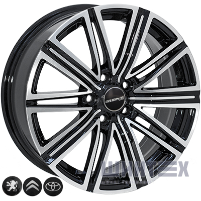 ZF FR769 7x17 5x108 ET45 DIA65.1 BMF