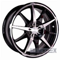 Racing Wheels H-410 7x17 5x112 ET40 DIA73.1 BK/FP