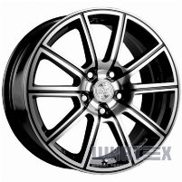 Racing Wheels H-423 7x16 4x108 ET40 DIA67.1 BK/FP