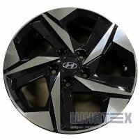 Replica HND1622 6.5x16 5x114.3 ET50 DIA67.1 BKF