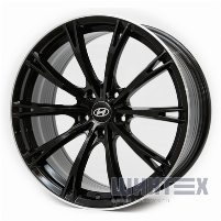 Replica Hyundai KW15 8x19 5x114.3 ET35 DIA73.1 MBL
