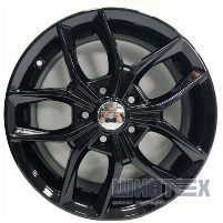 Replica Hyundai-HY130 6.5x16 5x114.3 ET45 DIA67.1 Black