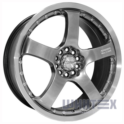 Kyowa Racing KR-208 7.5x18 5x108 ET45 DIA73.1 HPBL