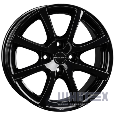 Borbet LV4 5.5x14 4x108 ET43 DIA63.4 Black№2