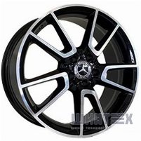 Replica MR008 8.5x19 5x112 ET52 DIA66.6 BKF