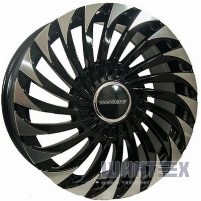 Replica Mansory GT 3S184 8x18 5x120 ET30 DIA72.6 Black