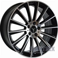 Replica Mercedes (MR900) 9.5x20 5x112 ET38 DIA66.6 BKF