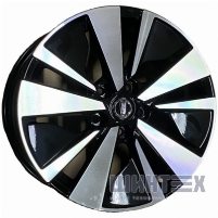 Replica NS1723 7.5x17 5x114.3 ET50 DIA66.1 BKF