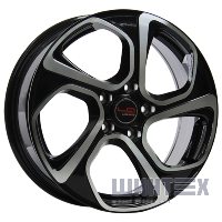 Replica Nissan (FR513) 6.5x17 5x114.3 ET40 DIA66.1 BKF