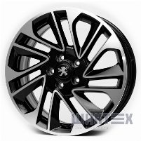 Replica Peugeot RX429 6.5x17 5x108 ET43 DIA67.1 BMF