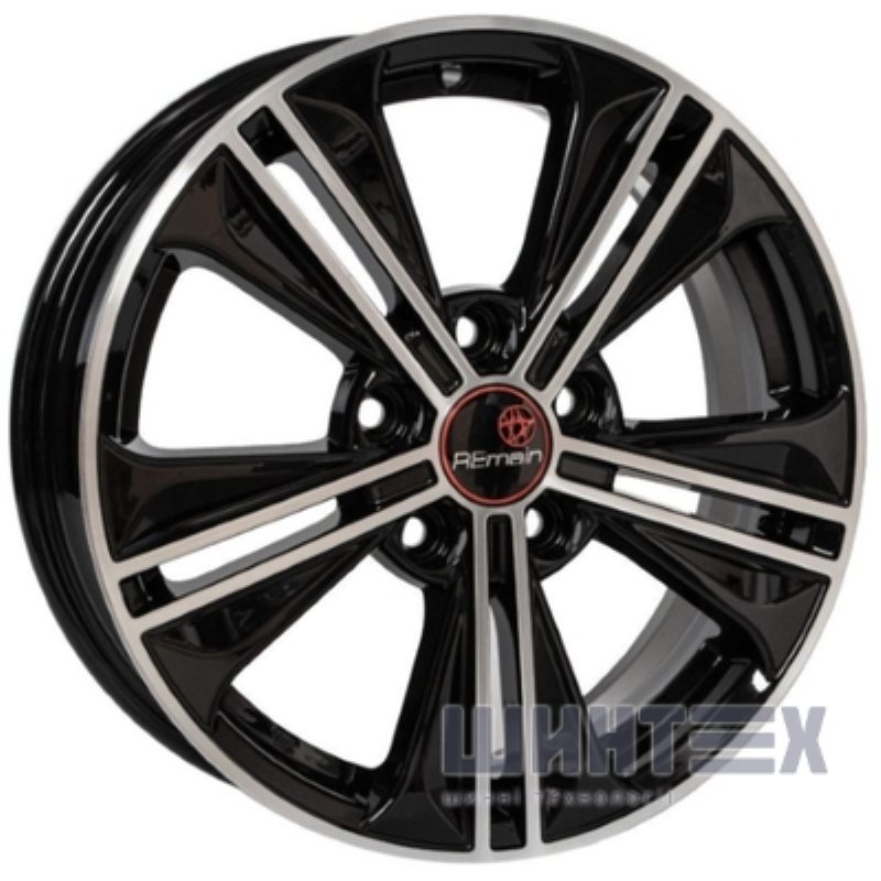 Remain R106 8x16 5x112 ET48 DIA57.1 Алмаз черн№2