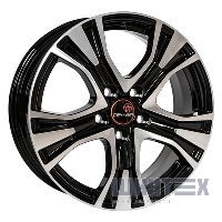 Remain R159 7x17 5x112 ET46 DIA66.6 Алмаз черн