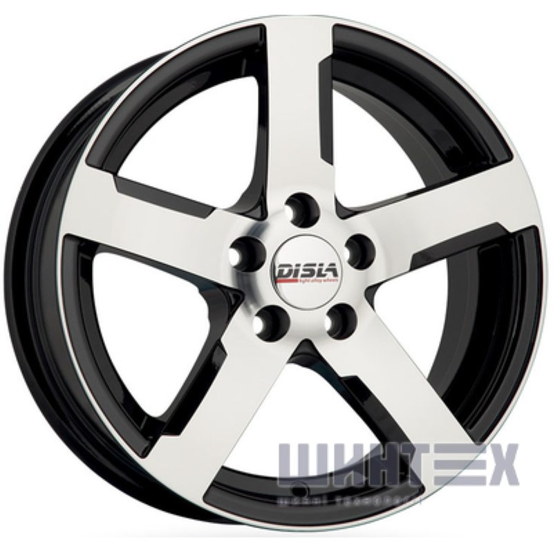 Disla Tornado 6.5x15 5x114.3 ET40 DIA67.1 Black№4