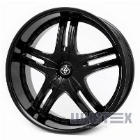 Replica Toyota M10 9.5x22 6x139.7 ET18 DIA106.1 Black
