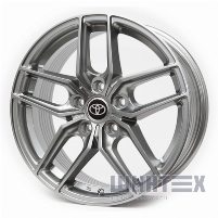 Replica Toyota R370 7.5x17 5x114.3 ET40 DIA73.1 Gray