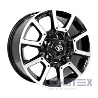 Replica Toyota TY1380TRD 8.5x20 5x150 ET55 DIA110.5 BKF